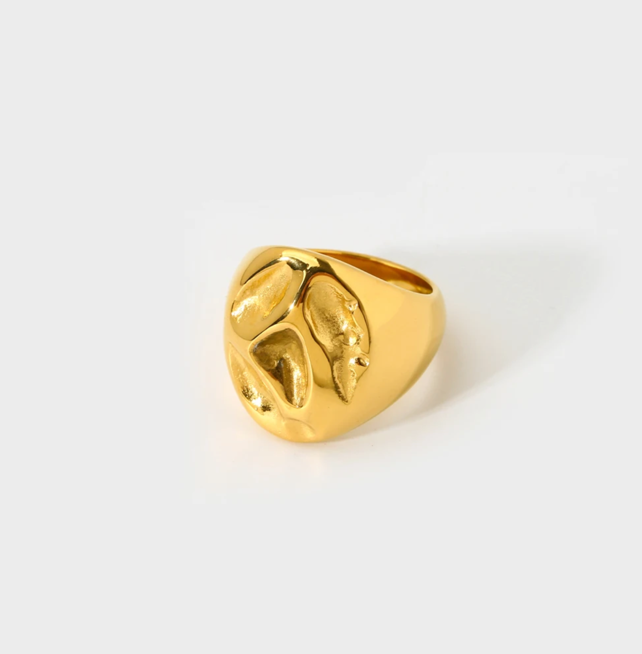 Gold Melt Signent Ring image 0