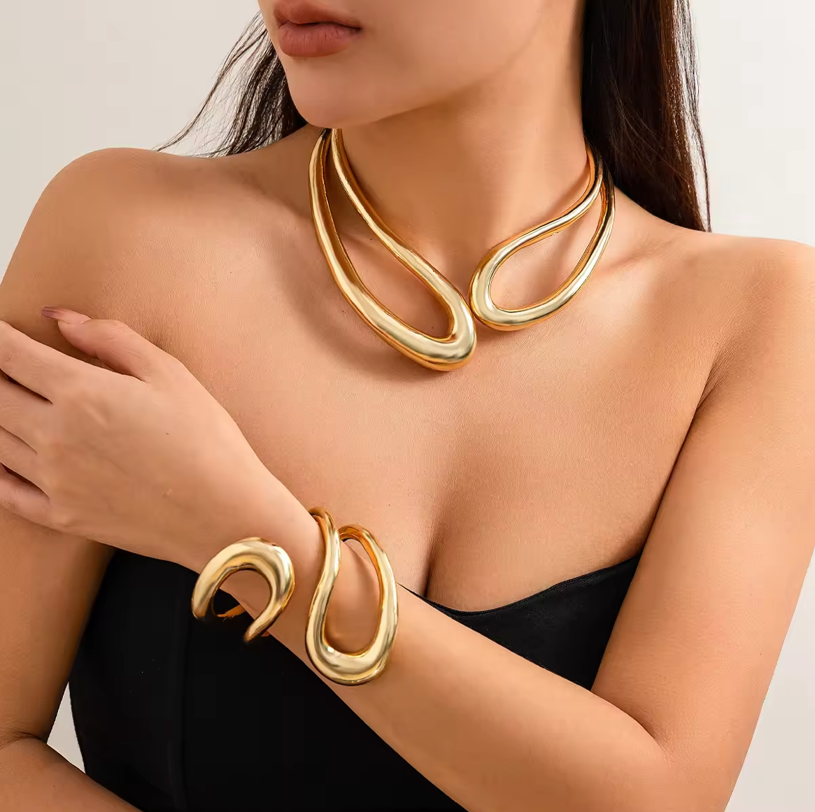 Gold Swirl Cuff image 2