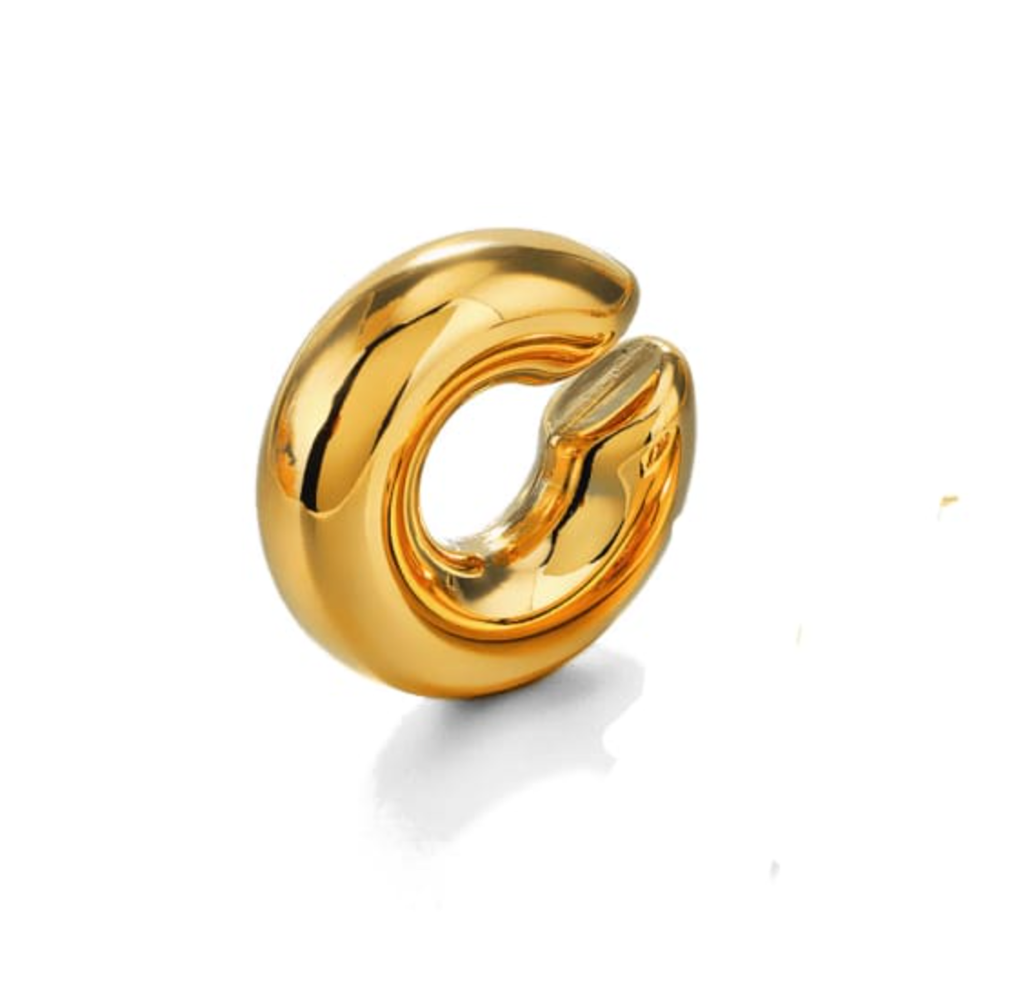 Cyl Ear Cuff Gold image 2