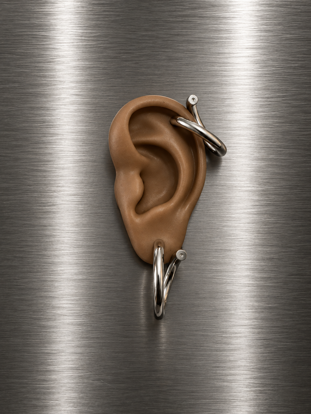 Polished Rex Curve Stud