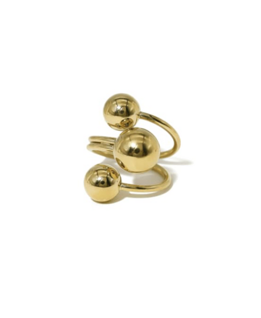 Chrome Ball Ring image 0