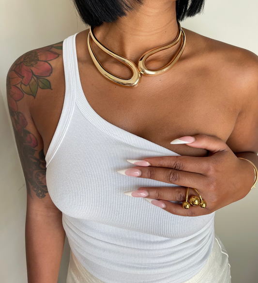 Gold Swirl Choker image 0