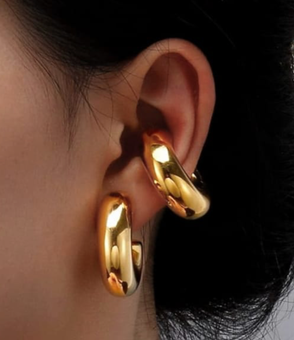 Cyl Ear Cuff Gold image 3