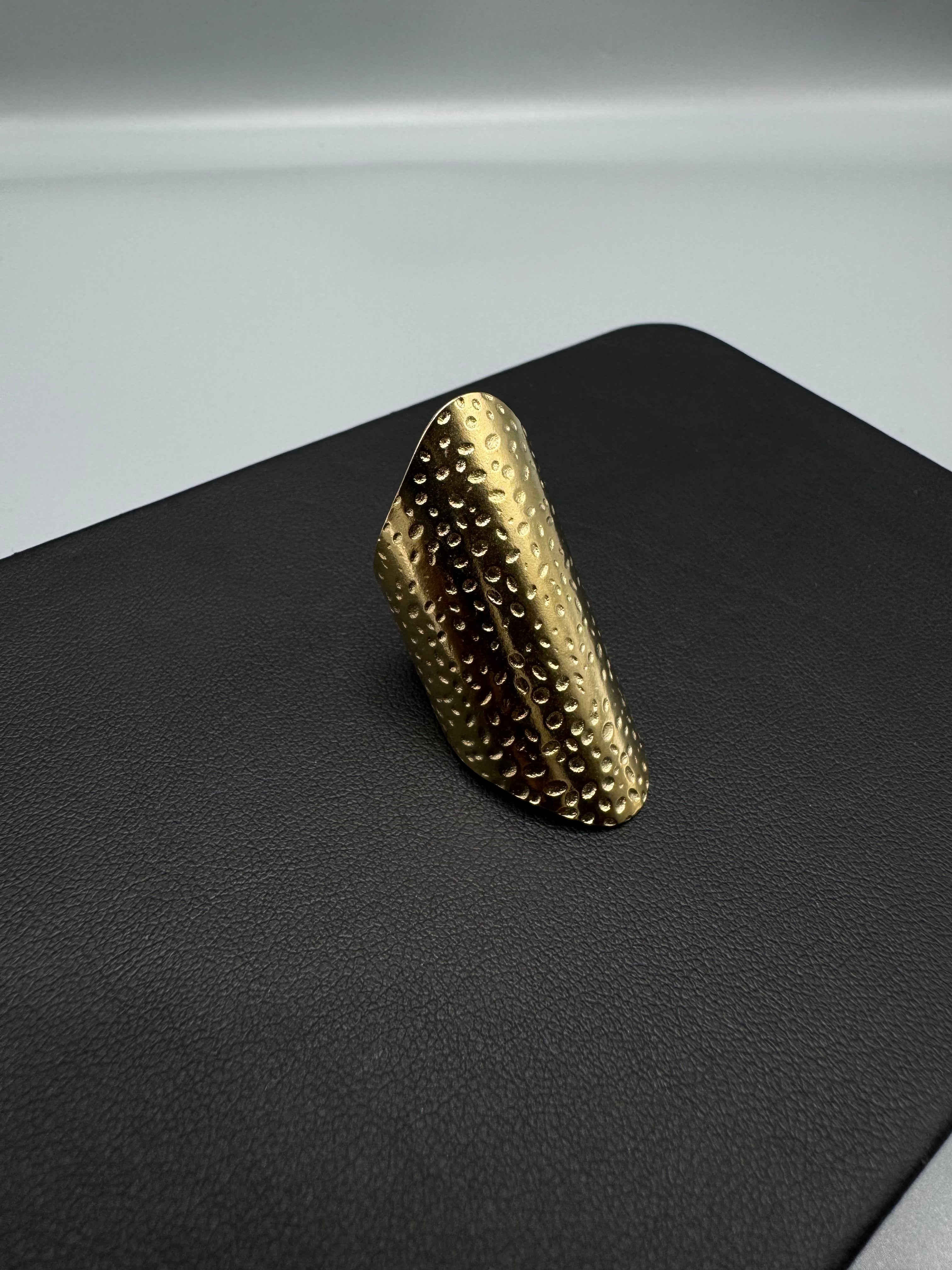 Gold Shield Ring